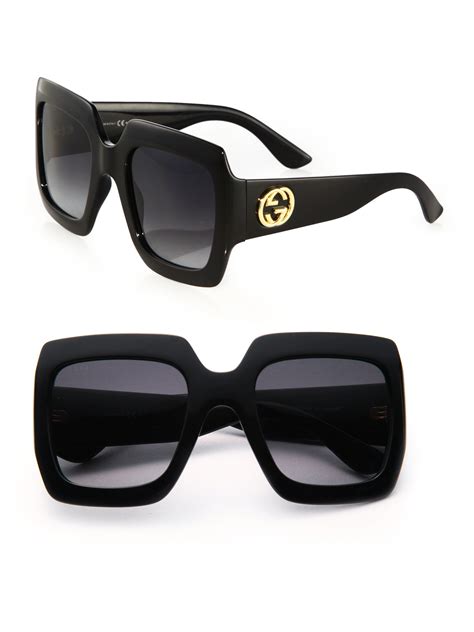 all black gucci shades